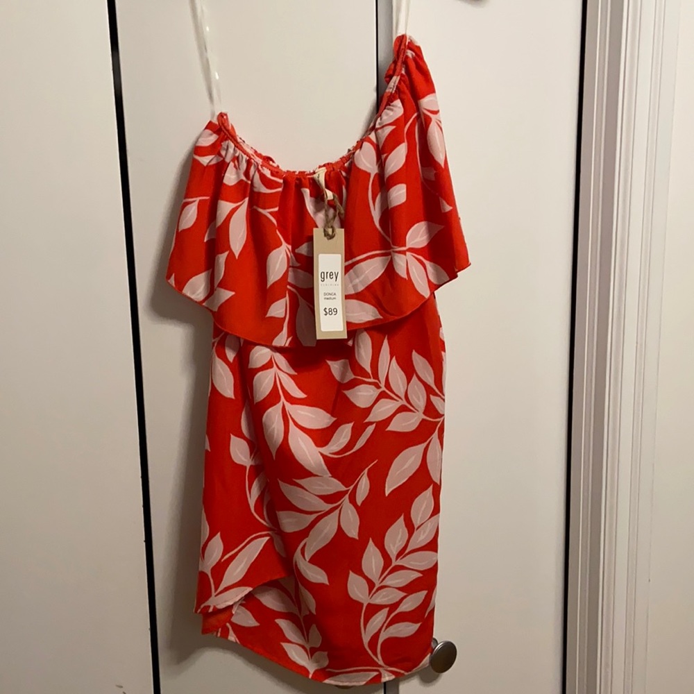 One shoulder dress